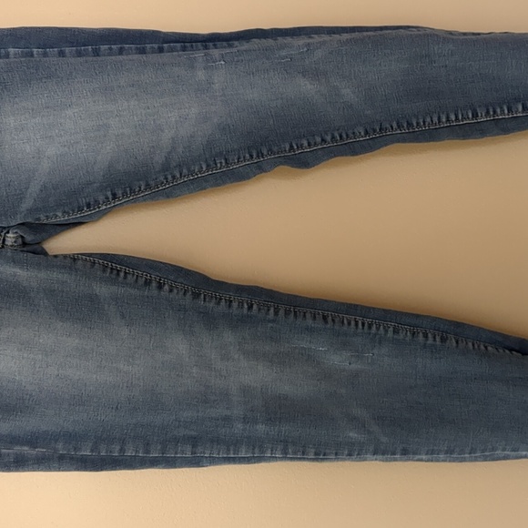 24 William Rast Jeans Distressed Frayed Raw Hem Blue Denim - Picture 4 of 17